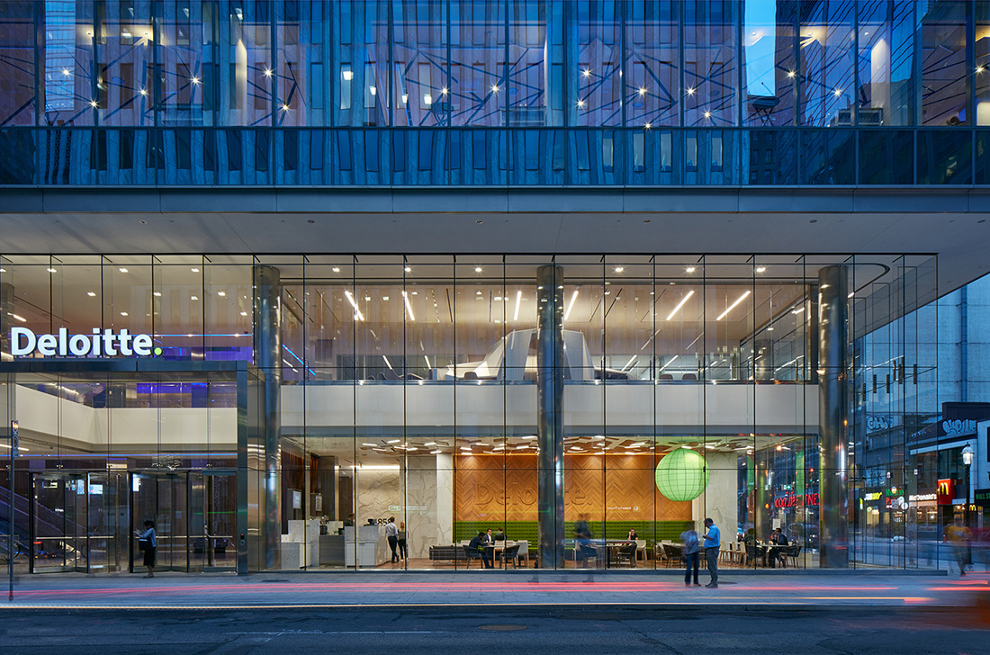 Modern Toronto financial advisory office building